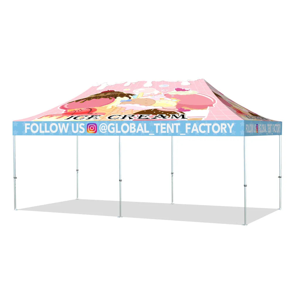 Maximize Impact: 10'x20' Custom Advertising Canopy Tent