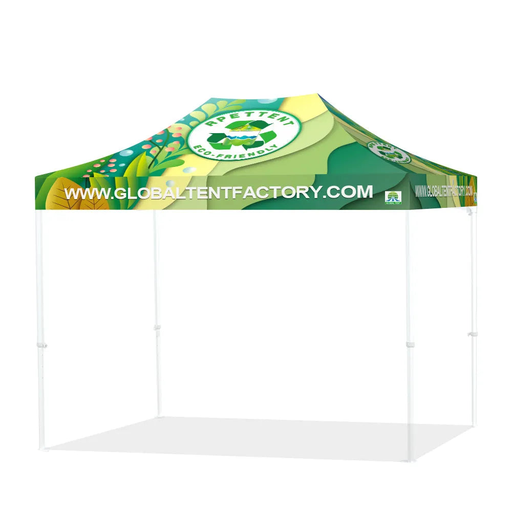 Printed Perfection: Custom RPET Advertising Canopy Tent with TOP & Walls