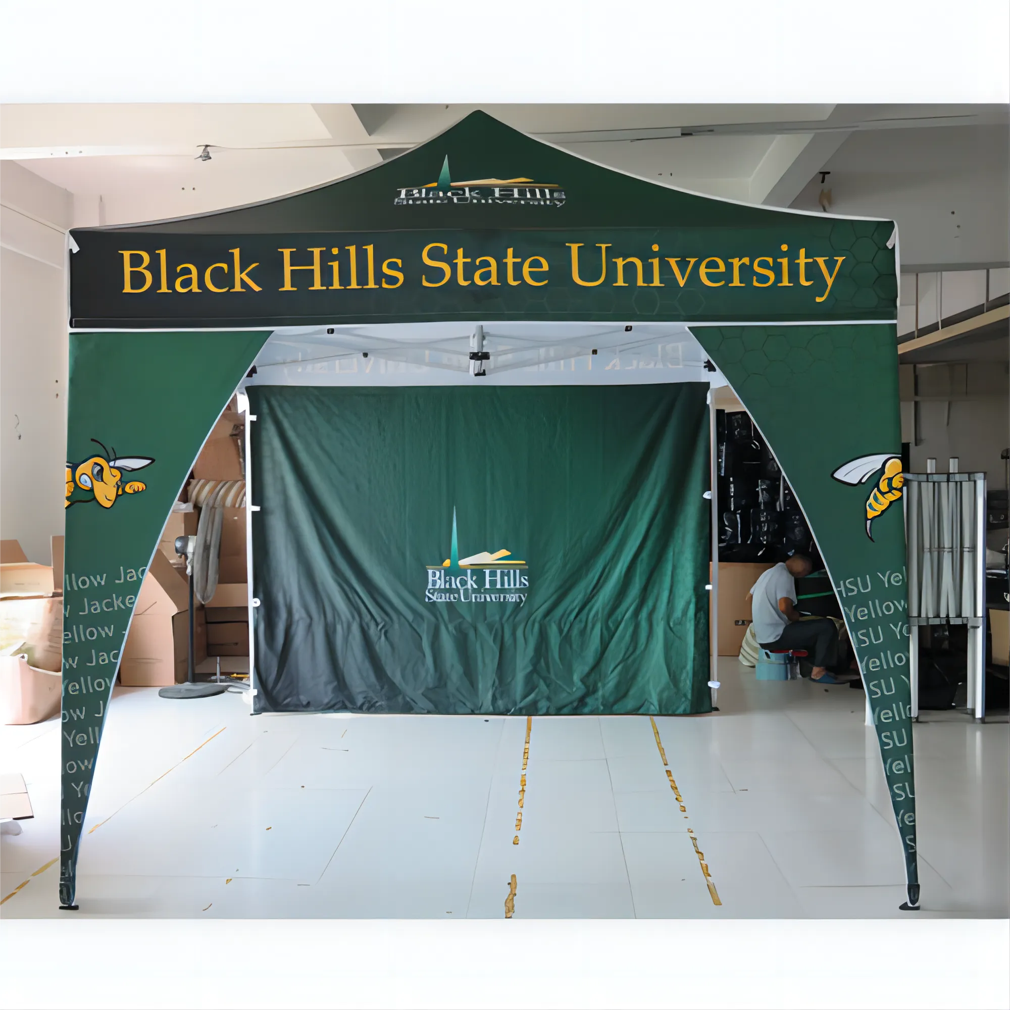 Personalize your tent setup with the Custom Printed Tent Frame's Leg Cover – a durable, weather-resistant accessory that enhances brand visibility and professionalism.