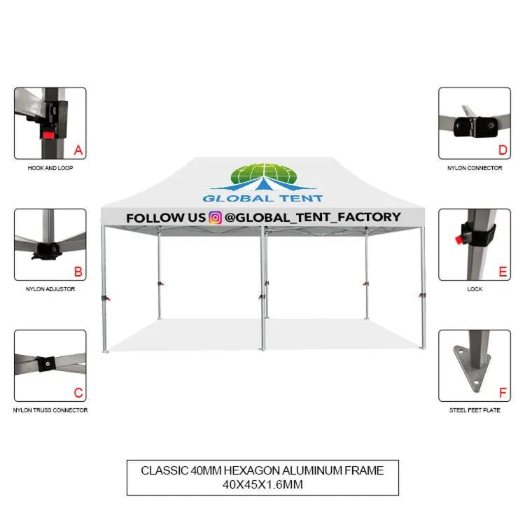 Maximize Impact: 10'x20' Custom Advertising Canopy Tent