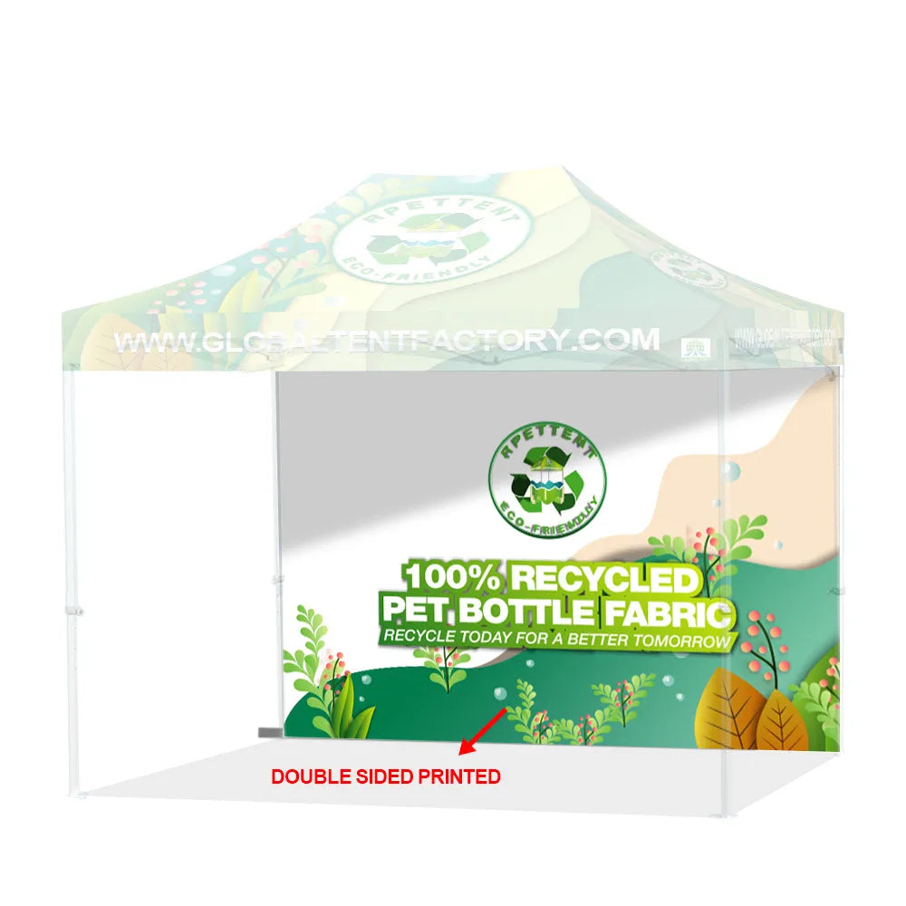 Printed Perfection: Custom RPET Advertising Canopy Tent with TOP & Walls