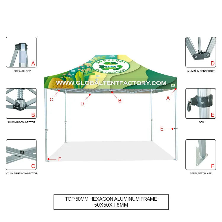 Stand Tall: 10'x15' Custom Advertising Canopy Tent