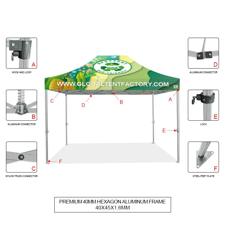 Stand Tall: 10'x15' Custom Advertising Canopy Tent