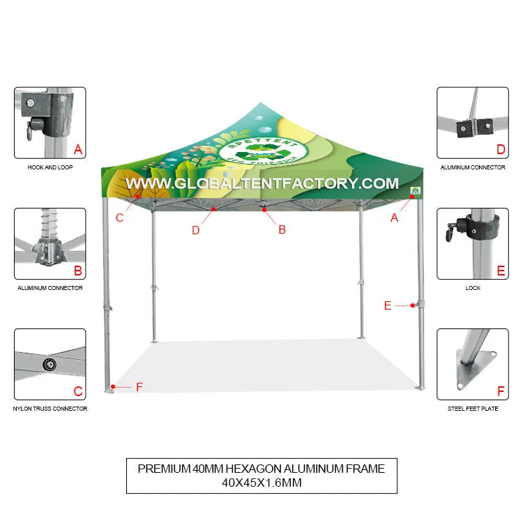 Promote with Impact: 10'x10' Custom Advertising Canopy Tent