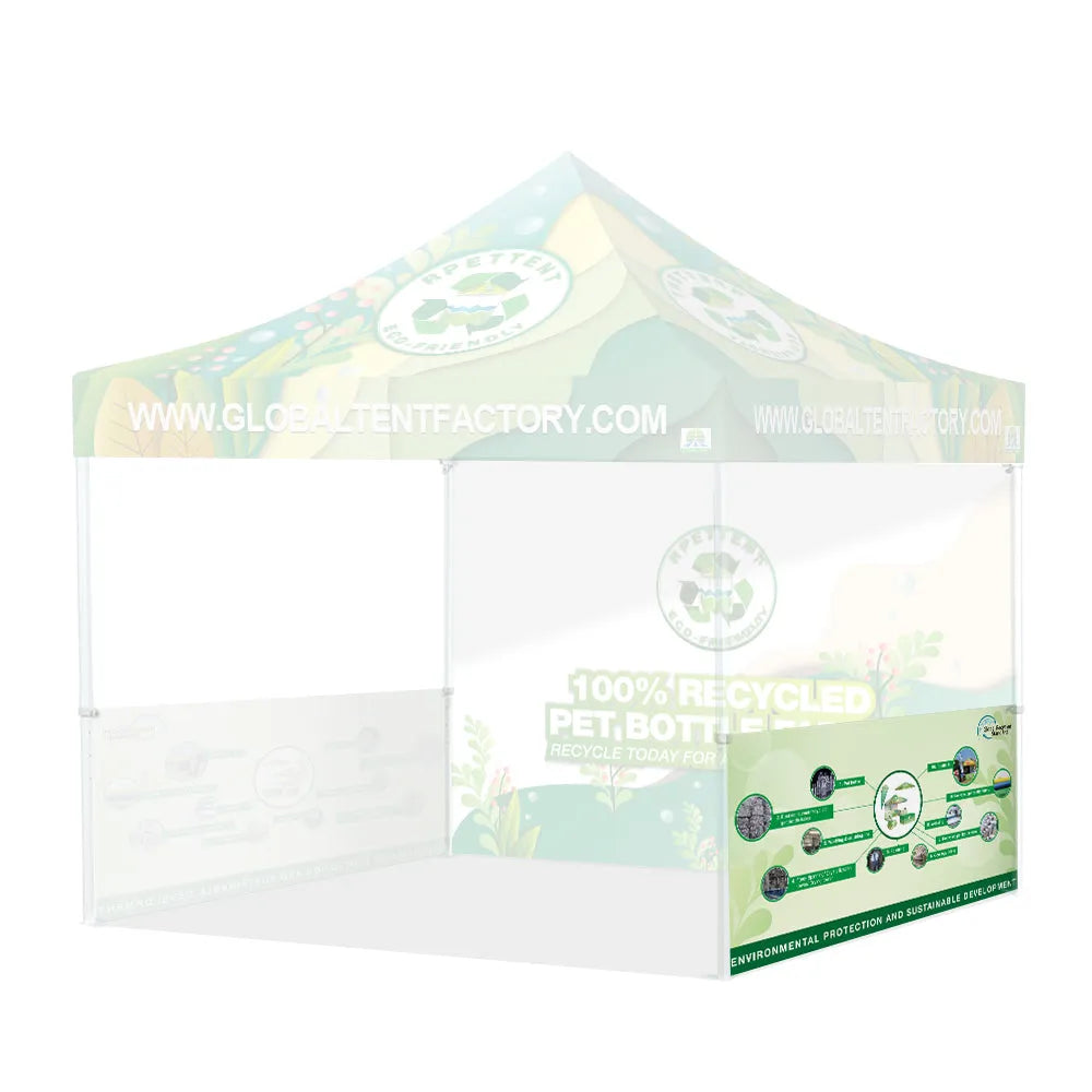 Printed Perfection: Custom RPET Advertising Canopy Tent with TOP & Walls