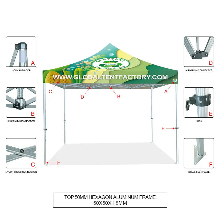 Promote with Impact: 10'x10' Custom Advertising Canopy Tent