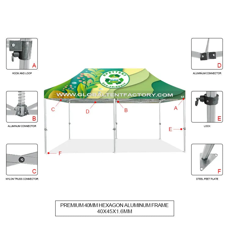 Maximize Impact: 10'x20' Custom Advertising Canopy Tent