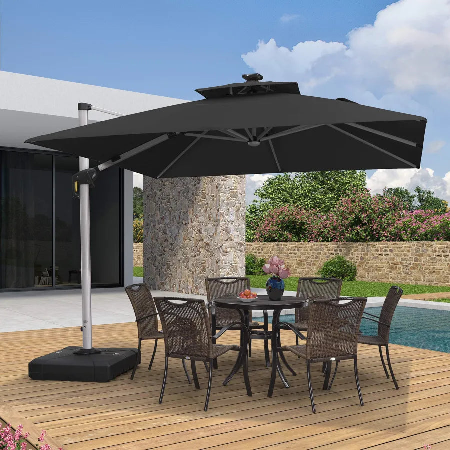 Embrace timeless elegance with our Custom Roman Cantilever Umbrella (No Base) – a classic addition to your outdoor space. Stylish, functional, and personalized for enduring sophistication.