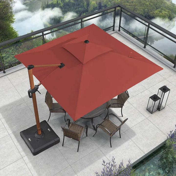 Timeless Elegance: Custom Roman Cantilever Umbrella (No Base)