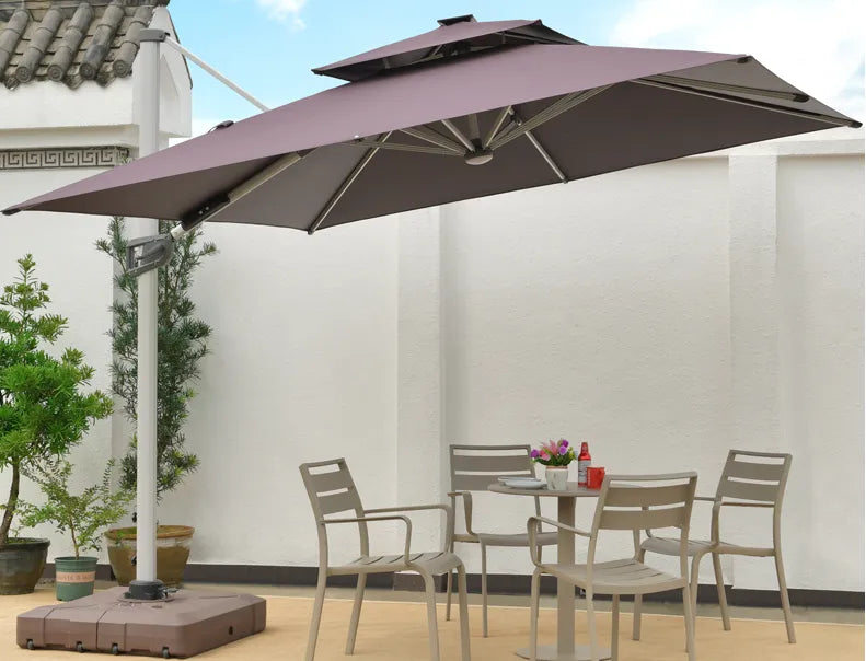 Timeless Elegance: Custom Roman Cantilever Umbrella (No Base)