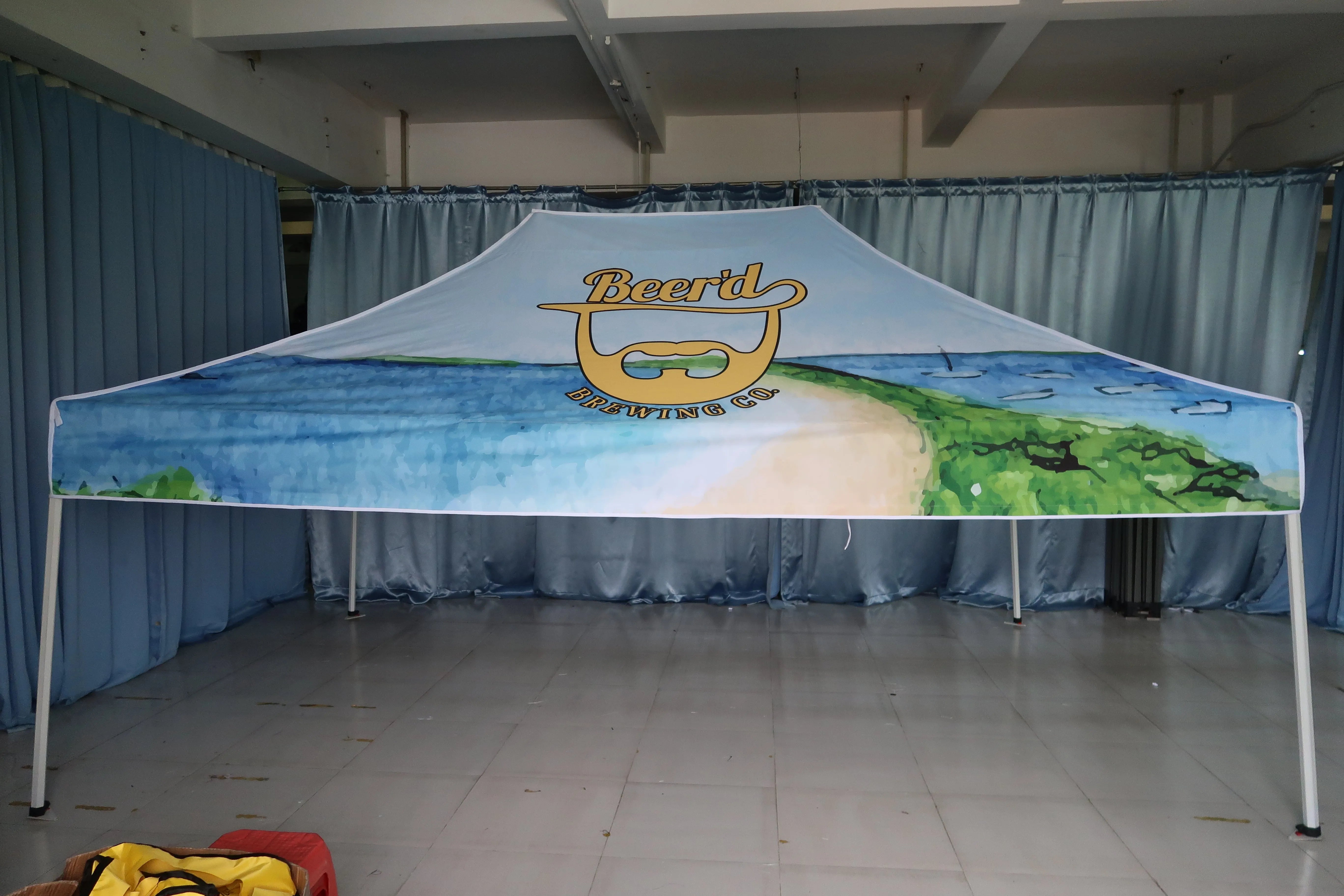 Stand Tall: 10'x15' Custom Advertising Canopy Tent