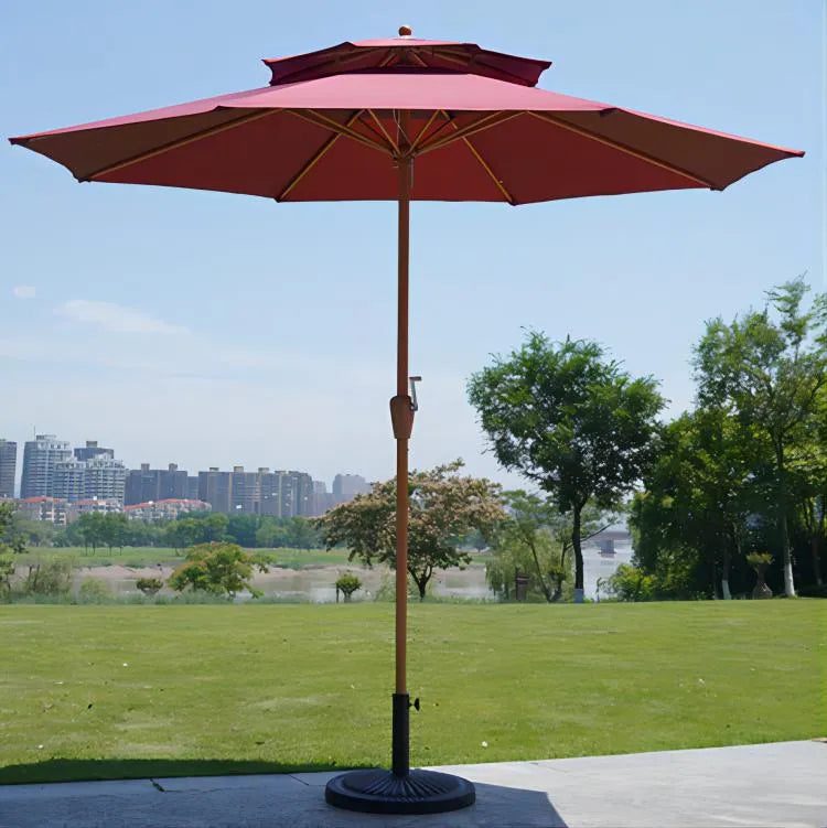 Elegant Centerpiece: Custom Luxury Central Umbrella (No Base)